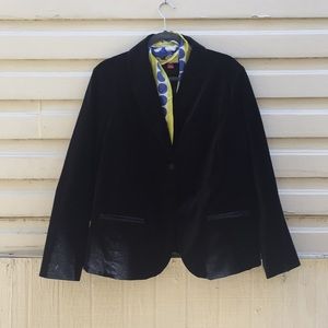 Maternity Black velvet blazer xxl
